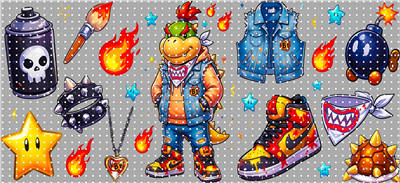 16oz Cartoon-T  3361